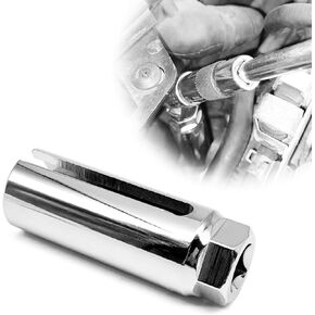 70094-1/2-Inch x 7/8"(22mm) Oxygen Sensor Socket - fits All Vehicle O2 Removal and Installation Offset Oxygen Sensor Socket, Preventing Damage to Wires