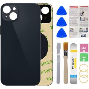 استبدال الزجاج الخلفي الخلفي من Phoupair OEM لهاتف iPhone 14 6.1 بوصة مع مجموعة أدوات إصلاح احترافية (منتصف الليل) in Kuwait