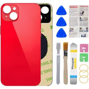 Phoupair OEM Rear Back Glass Replacement for iPhone 14 6.1 Inches with Professional Repair Tool Kit (Midnight)