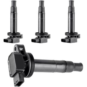 cciyu Pack of 4 Ignition Coils for Toyota Echo xB/for Scion xA/for Prius/for Prius C/for Yaris 2000-2014 Fits for UF316 5C1293