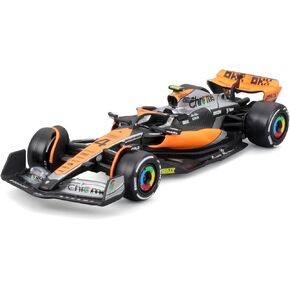 F1 McLAREN MCL60 2023 BRITISH GP - Formula 1 - LANDO NORRIS 4 - Scale 1:43 12 cm - BBurago 38087