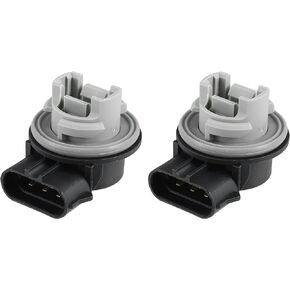 X AUTOHAUX 2pcs Turn Signal Light Bulb Socket Front Tail Light Lamp Blinker Holder Base F1TZ-13411-F Fit for Ford F250 350 Super Duty 1999-2003
