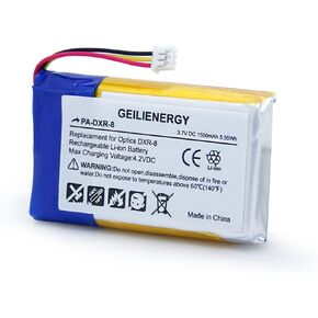 GEILIENERGY 3.7V Rechargeable Lithium-Ion sp 803048 Battery Compatible for Infant Optics DXR-8 Video Baby Monitors(1 Pack)