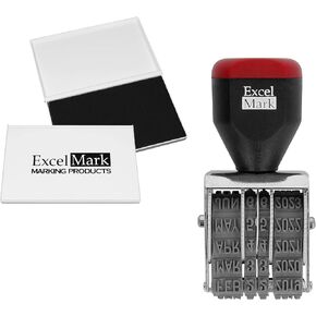 ExcelMark #1.5 Line Dater with Black Ink Pad