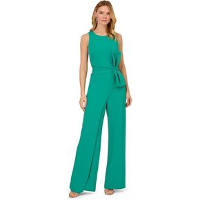 Adrianna Papell womens Wide Leg Bow Detail JumpsuitJumpsuit