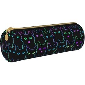 FREEHOTU Canvas Simple French Bulldog Makeup Bag Cosmetic Holder Bag Office Storage Pouch