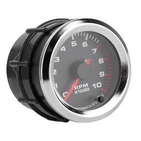 Tachometer Gauge, 52mm/2in Universal 7 Colors Tachometer Revolution Meter with Measuring Range 0‑10000RPM