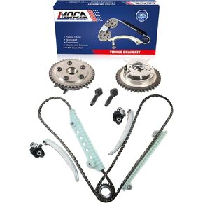 MOCA Timing Chain Kit W/VVT Cam Phasers Fit for Ford Explorer & 06-10 for Mercury Mountaineer & for Ford F-150 09-10 & 05-10 for Ford Mustang 4.6L 281Cu. In. V8