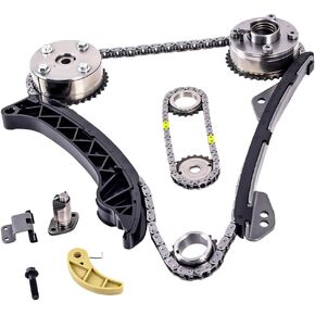 مجموعة سلسلة توقيت Loosoo متوافقة مع Pontiac Vibe 2009-2010 ، Scion XD 2008-2009 2011-2014 ، Toyo-Ta Corolla 2009-2015/Matrix 2009-2014/Prius 2011-2015 ، استبدل 13050-0T021 13070-0T010