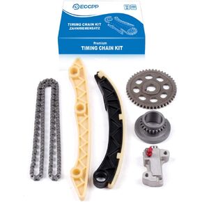 ECCPP HJ-07025-H Timing Chain Kit Tensioner Guide RailGear Crank Gear fits for 06-15 1.8L for Honda Civic SOHC R18A1 R18A4