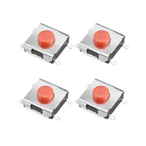 uxcell 6x6x3.1mm Panel Mini/Micro/Small PCB Surface Mounted Devices SMT Momentary Tactile Tact Push Button Switch 100PCS