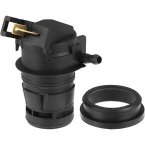ACROPIX Car Windshield Washer Motor Pump Replacement Fit for Honda Civic - Pack of 1 Black