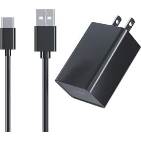 Fast Charger Compatible Tablet Fire Tablet Kids Tablets, Charger Cord Replacement for Amazon Fire TV Stick Smasung Android Phone Micro USB C Charger Cable and AC/DC Home Wall Charger Power Adapter