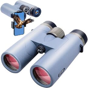 Binoculars for Adults with Universal Phone Adapter - High Power Binoculars with Super Bright and Large View- Lightweight Waterproof Binoculars for Bird Watching Hunting Outdoor Sports Travel