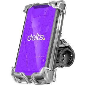 حامل هاتف الدراجة من Delta Cycle - حامل هاتف الدراجة يتكيف مع أي مقود ويناسب أي هاتف أو iPhone - ملحقات دراجة عالمية ويمكن الوصول إليها بسهولة لدراجات البالغين