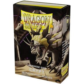 Arcane Tinmen Dragon Shield Sleeves– Matte Japanese: Dual Crypt 60CT- Card Sleeves are Smooth & Tough - Compatible with Yugioh & Cardfight Vanguard (AT-15152)
