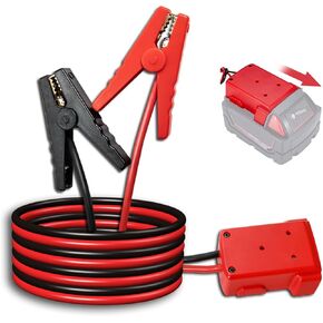 مشابك كابل قافز لبطارية ميلووكي M18 18 فولت، كابل معزز للسيارات 8AWG in Kuwait