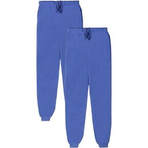 Men's 2 Pack Cotton Sleepwear Pajamas Pants Soft Long Drawstring Waist with Pockets Loungewear Bottoms