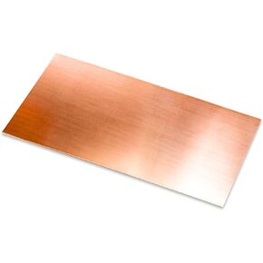 1pc 6"x12" 99.9% Pure Copper Sheet 26 Gauge Blank Dead Soft Made in USA by CRAFT WIRE