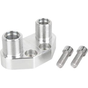 X AUTOHAUX AC Compressor Adapter Fitting for Sanden SD7B10 7176 Aluminum Alloy Silver Tone