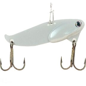 BUCKEYE LURES Jiggin' Blade Hard Metal VIB Spoon Bait with VMC Clip-On Hooks | Durable Chip-Resistant Fishing Lure for Deep Water Bass Fishing