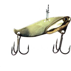 BUCKEYE LURES Jiggin' Blade Hard Metal VIB Spoon Bait with VMC Clip-On Hooks | Durable Chip-Resistant Fishing Lure for Deep Water Bass Fishing