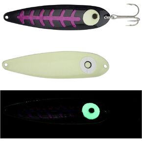 Moonshine Trolling Spoon Raspberry Carbon (5")