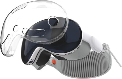 Compatible with Apple Vision Pro Case, Protective PC Clear Cover Case for Vision Pro VR Headset, Anti-Scratch and Shockproof Waterproof in Kuwait