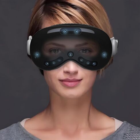 Compatible with Apple Vision Pro Case, Protective PC Clear Cover Case for Vision Pro VR Headset, Anti-Scratch and Shockproof Waterproof in Kuwait