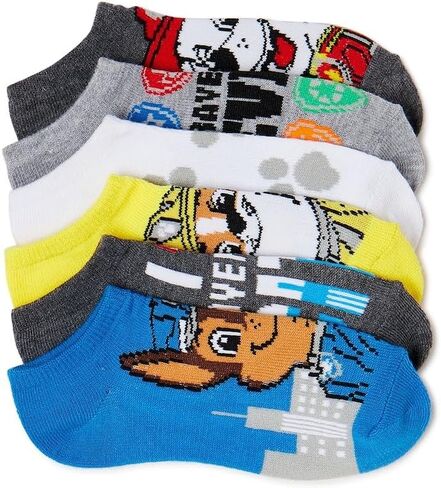 Paw Patrol Little Boys' No-Show Socks 6-Pairs (Shoe Size: 9-2.5) in Saudi Arabia