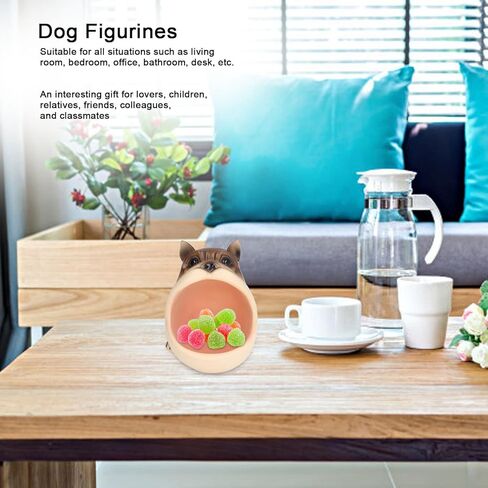 تمثال كلب من الراتنج من كيبجي، وعاء تخزين المفاتيح، وعاء تخزين مفتاح الفم الكبير للكلب، طبق مكتب مدخل ديكور، طبق من الراتنج لتخزين الحيوانات، حاوية أشتات للمكتب المنزلي، صينية تنظيم المجوهرات in Kuwait