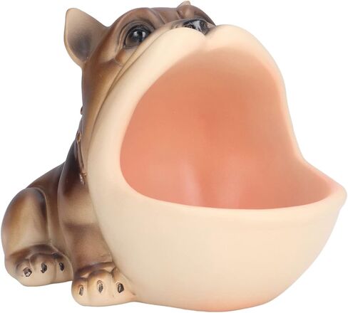 تمثال كلب من الراتنج من كيبجي، وعاء تخزين المفاتيح، وعاء تخزين مفتاح الفم الكبير للكلب، طبق مكتب مدخل ديكور، طبق من الراتنج لتخزين الحيوانات، حاوية أشتات للمكتب المنزلي، صينية تنظيم المجوهرات in Kuwait