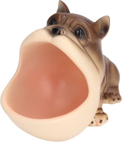 تمثال كلب من الراتنج من كيبجي، وعاء تخزين المفاتيح، وعاء تخزين مفتاح الفم الكبير للكلب، طبق مكتب مدخل ديكور، طبق من الراتنج لتخزين الحيوانات، حاوية أشتات للمكتب المنزلي، صينية تنظيم المجوهرات in Kuwait