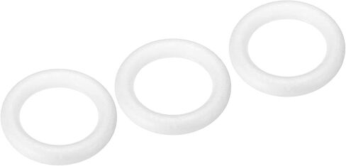 MECCANIXITY 3 Inch Foam Wreath Forms Round Craft Rings for DIY Art Crafts, Florists, Home Decoration Pack of 3 in Saudi Arabia