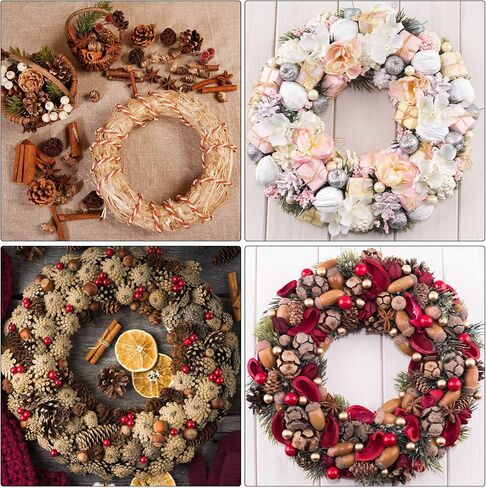 MECCANIXITY 3 Inch Foam Wreath Forms Round Craft Rings for DIY Art Crafts, Florists, Home Decoration Pack of 3 in Saudi Arabia