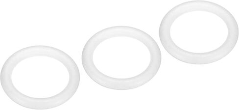 MECCANIXITY 3 Inch Foam Wreath Forms Round Craft Rings for DIY Art Crafts, Florists, Home Decoration Pack of 3 in Saudi Arabia