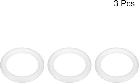 MECCANIXITY 3 Inch Foam Wreath Forms Round Craft Rings for DIY Art Crafts, Florists, Home Decoration Pack of 3 in Saudi Arabia
