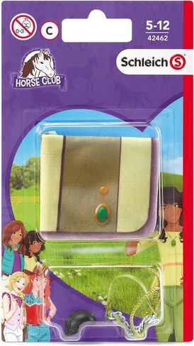 Schleich Blanket & Halter Sarah & Mystery, Horse Club-Blanket & Halter Sarah & Mystery, Colored in Saudi Arabia