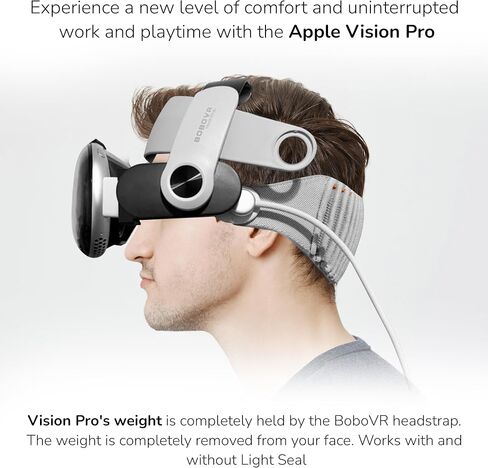 ComfortClasp — محول BoboVR M3 Pro لجهاز Apple Vision Pro - مريح - بدون ألم - بدون ضغط على الوجه - استرخاء - منتعش بعد الاستخدام لفترة طويلة in Saudi Arabia