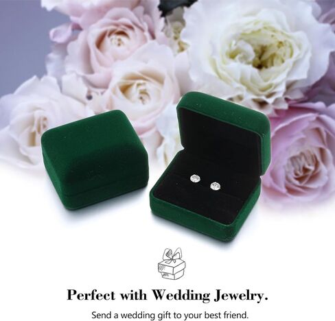 Moissanite Earrings - Moissanite Earrings for Women, Moissanite Earrings for Men, Diamond Stud Earrings for Women 925 Sterling Silver Hypoallergenic Earrings in Saudi Arabia