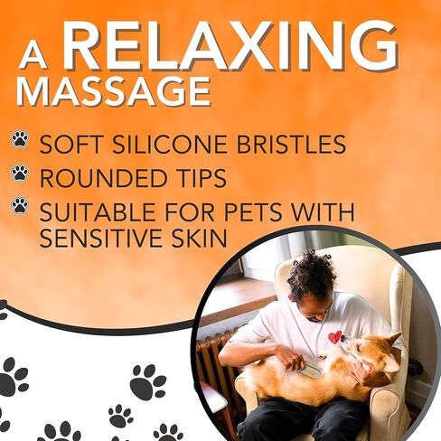 3-in-1 Steamy Cat & Dog Brush - Pet Hair Removal Tool with Fine Mist Spray for Gentle Detangling, Cleaning, Massaging - Rechargeable Dematting Comb Soft Bristles - Grooming Supplies (White) in Saudi Arabia