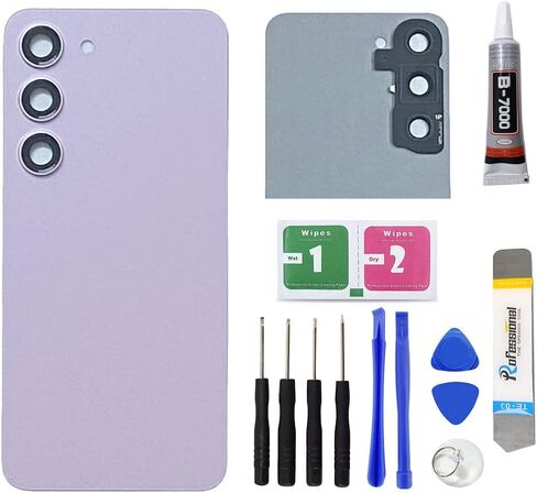 Replacement Repair Battery Back Glass Cover Back Housing Door Rear Panel for Samsung Galaxy S23 Plus S23+ SM-S916, with Tape and Tools (with Camera Lens) (Green) in Kuwait