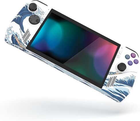 PlayVital Skins for ROG Ally Handheld Gaming Console - The Great Wave Off Kanagawa Wrap Cover Decal Sticker for ROG Ally Accessories, 2 Pack in Saudi Arabia