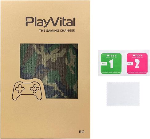 عبوة من قطعتين من ملصقات الجلد المخصصة لوحدة التحكم ROG Ally من PlayVital، وأغطية حماية من الفينيل لملحقات وحدة التحكم ROG Ally - The Great Wave Off Kanagawa in Saudi Arabia