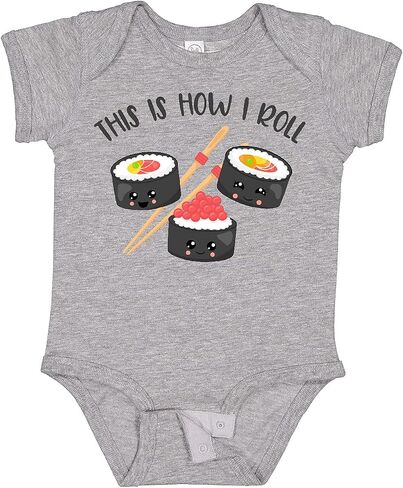 بدلة الأطفال Inktastic Kawaii How I Roll Sushi in Saudi Arabia