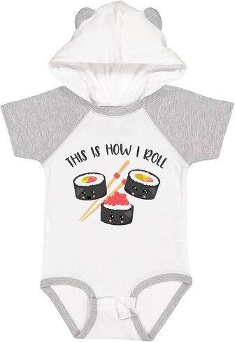 بدلة الأطفال Inktastic Kawaii How I Roll Sushi in Saudi Arabia