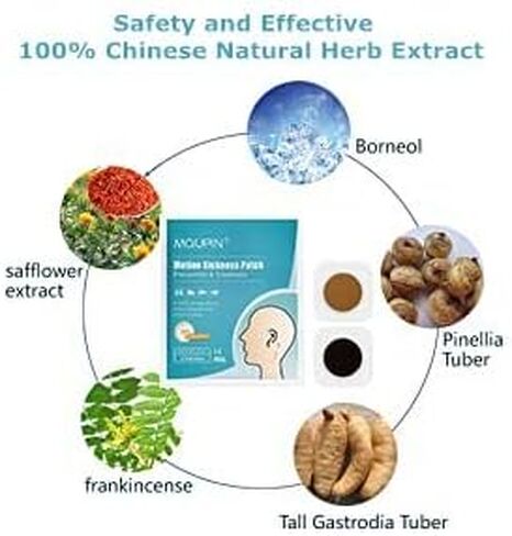 20 Pack Motion Sickness Patches - Fast Acting&No Side Effects - Relieves Vomiting,Nausea,Dizziness and Other Symptoms Resulted from Sickness of Cars,Ships,Airplanes,Cruise,Trains,Anti Nausea Patches in Kuwait