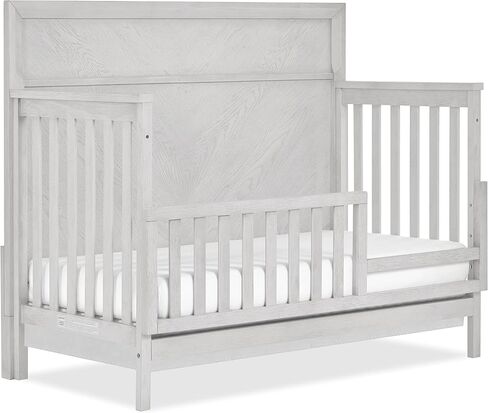 Evolur Stilnovo Mid Century Convertible Crib Toddler Guard Rail I Full Assembly I Lasting Quality in Saudi Arabia