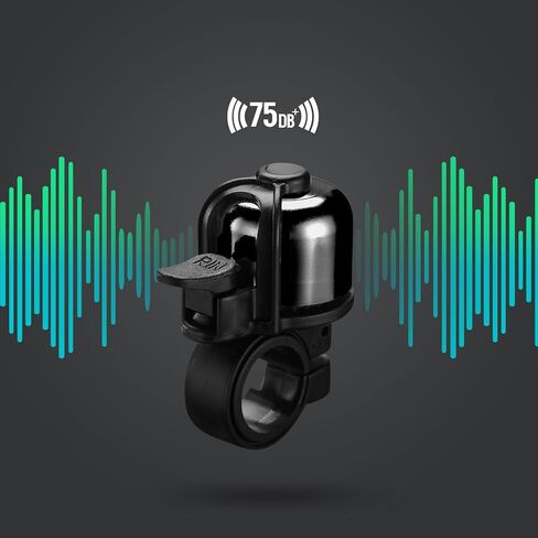 EASYDO Bike Bell Classic Bicycle Ring Bell Aluminum Handlebar Bike Bell for Kids Road Mountain Bike Accessories 22.2-25.4mm Cycle Chime in Saudi Arabia