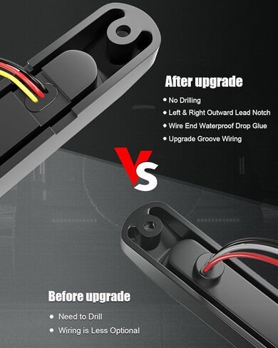 PSEQT 10 بوصة 15 LED شريط إضاءة خلفي للفرامل الحمراء تجميع أضواء الفرامل الثالثة معرف تعريف التخليص شريط ضوء مقاوم للماء لعربة الجولف رانجلر شاحنة الطرق الوعرة RV UTV ATV عربة الثلج، قطعتان in Kuwait